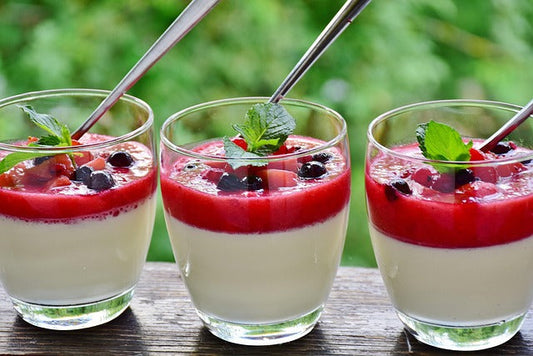Panna cotta au lait d'amande