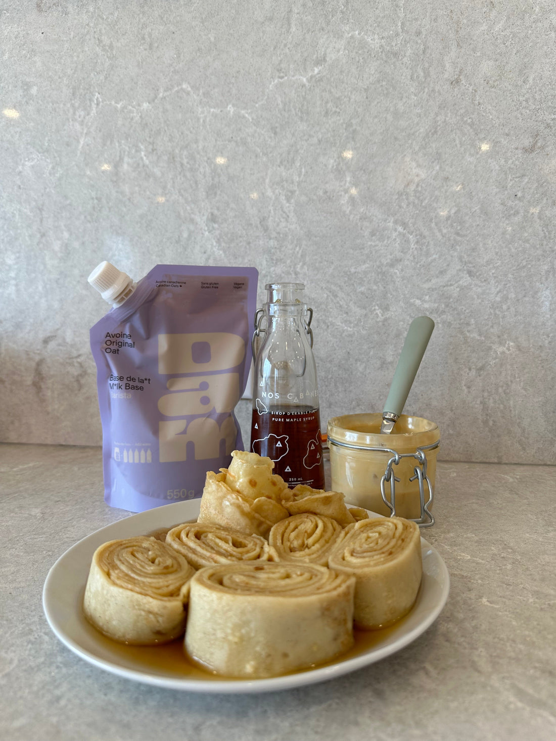 Crêpes au lait d’avoine et à l'érable