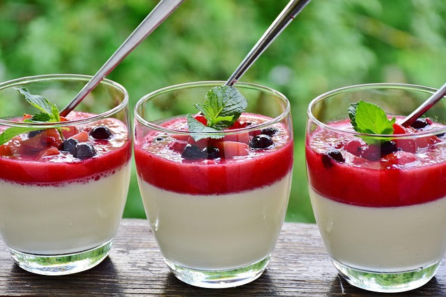 Panna cotta au lait d'amande